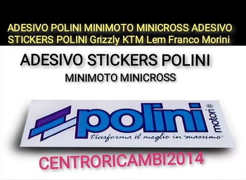 Adesivo polini minimoto - polini,