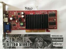 Nvidia Geforce FX5200-T64 64MB VGA TV S-VHS PC AGP MSI MS-8917 Scheda Video