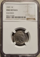 1929 5C BUFFALO NICHEL NGC