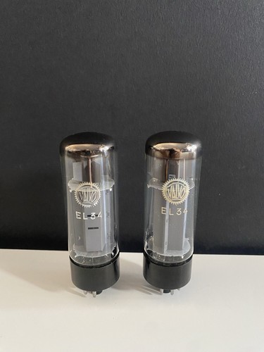 Mullard valvo el34 tubes - -,