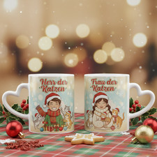 Set Tazza Natalizia Gatto