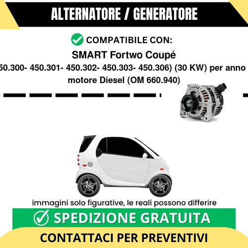 Alternatore smart fortwo - smart,