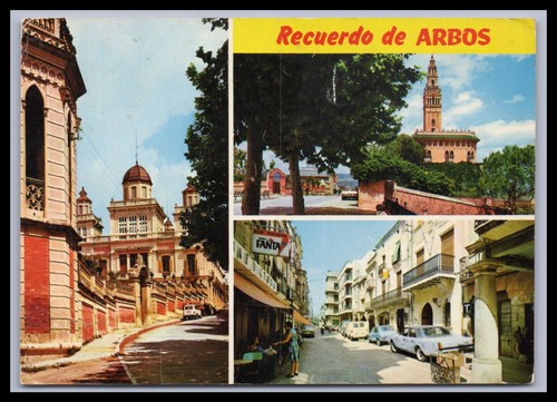 Cartolina arbos spagna - arbos,