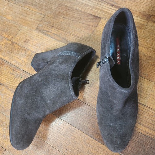 Stivaletto prada zip laterale - stivaletto,