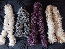 Lotto stock sciarpe realizzate a mano misto lana