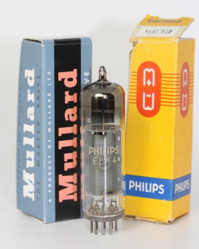 1962 mullard philips el84 - mullard, 6bq5