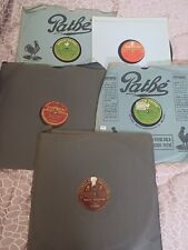 5 dischi 78 giri grammofono pathe' odeon columbia