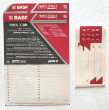 Copertina Basf Ferro Extra I 46 Inlay Mc Musicassetta Compact Cassette Tape