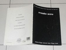 Spartiti RENATO ZERO Amore dopo amore Tour dopo tour Vocal chords 1998 spartito