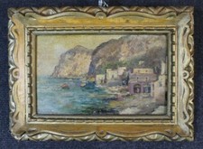 DIPINTO SU TAVOLA FIRMATO