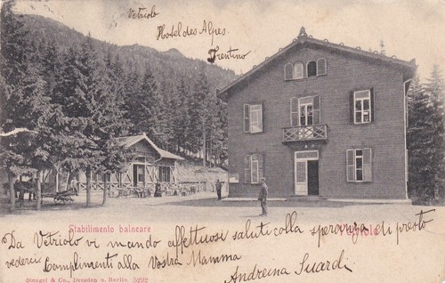 Cartolina trento vetriolo - cartolina, di