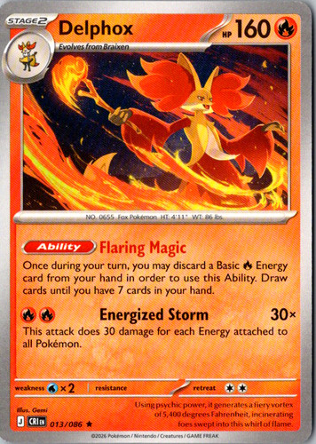 Delphox 013 086 - delphox, non-holo
