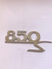 FIAT 850 SUPER TARGHETTA FREGIO STEMMA SCRITTA LOGO PLACCA NON COMPLETO