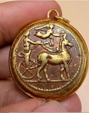 Moneta romana greca bronzo oro