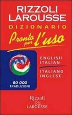Vocabolario dizionario italiano-inglese bilingue Pronto per l'uso Rizzoli Laruss