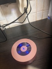 Speaker Bluetooth Portatile con Luci LED - Rosa - Cassa Wireless USB