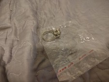 Silver and White Sapphire Ring