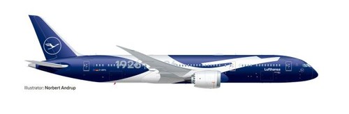 Herpa wings 500 boeing 787 - herpa, 787-9