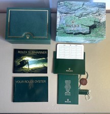 Rolex Submariner 16610 16613 16618 Full Set Eng 2002 con ancora 300/1000