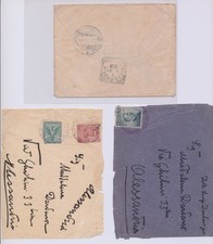 1907 Cina - ANNULLAMENTO Distaccamento Reale Marina in Cina - 2 prime pagine e una lettera 