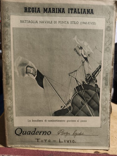 Quaderno vintage righe usato - quaderno,