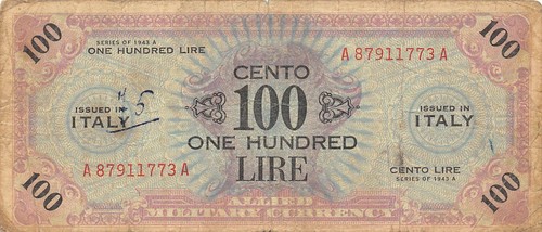 Italy 100 lire 1943 - ,