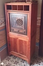 Antica Cassaforte ad ingranaggi segreti in mobile d'epoca 