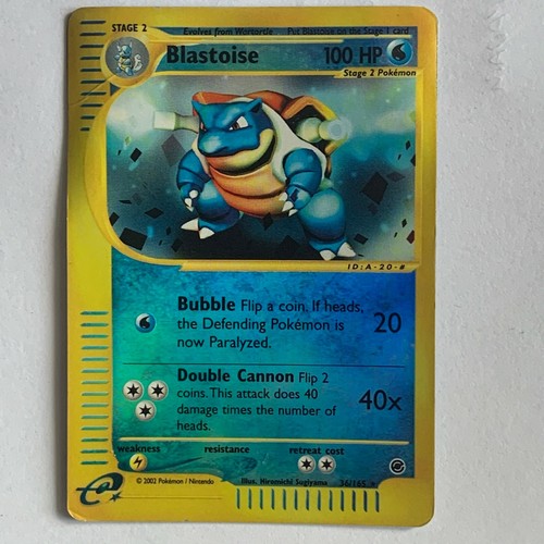 Pokemon blastoise reverse - pokemon, holo