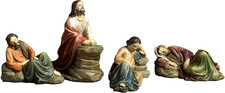 Set 4 Statue Gesù Prega