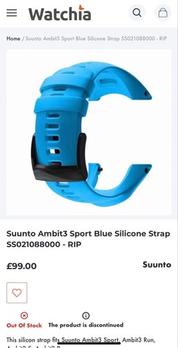 Cinturino silicone blu - silicone,