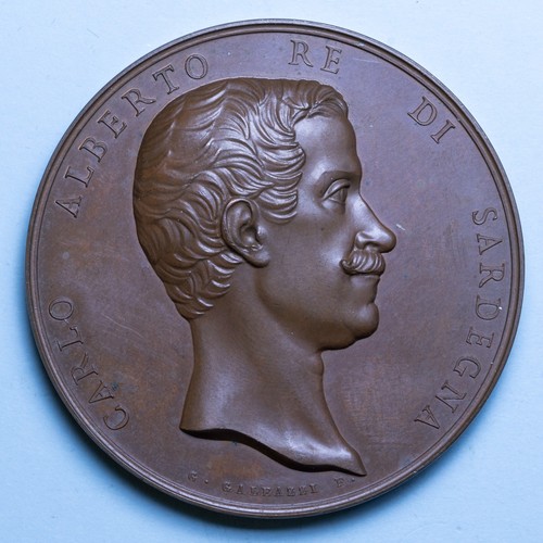 Carlo alberto medaglia 1847 - alberto,