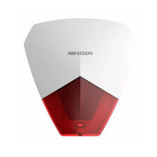 SIRENA ESTERNA AX PRO FILARE HIKVISION DA ESTERNO DS-PS1-R LED ROSSO 105db IP54