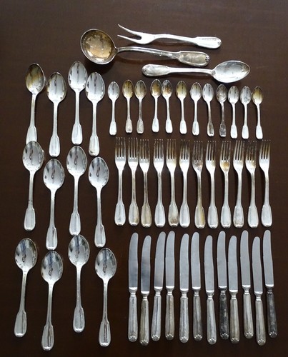 Servizio posate argentate set - servizio,