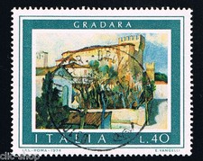 ITALIA IL FRANCOBOLLO TURISTICA GRADARA 1974 usato