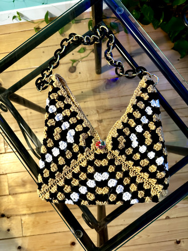 Borsa granny square handmade - borsa,