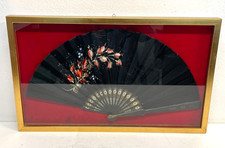 Antico quadro ventaglio nero - quadro,