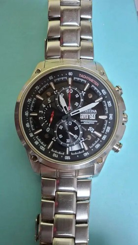 Festina quartz black dial - festina,