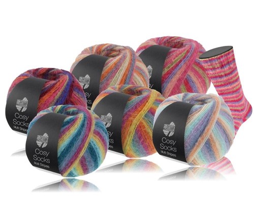 Lana grossa cosy socks - cosy, multi