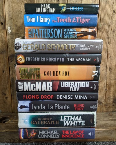 Job lot 11x thriller crime - job,