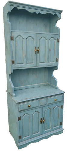 Credenza con alzata - con, laccato