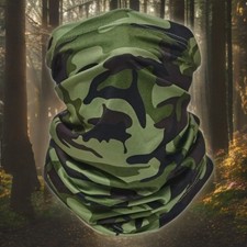 Scaldacollo copricapo cilindro bianco fascia polso elasticizzato protezioni top