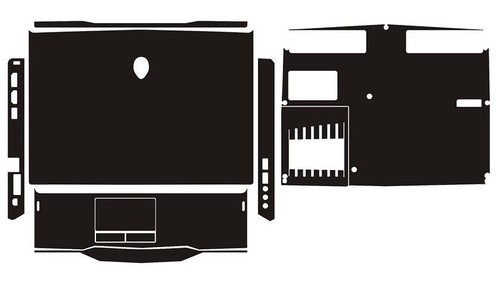 Cover pelle carbonio per - in,