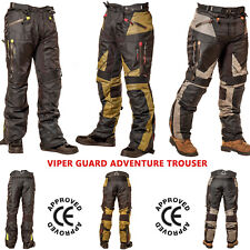 ViPER Protezione Pantaloni Moto Avventura CE Tessuto Moto Bici Touring Pantaloni