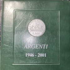 Collezione Repubblica Italiana Gr. 1560 Argento 835 Giro Completo 120 Monete !
