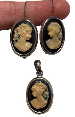 Set cameo orecchini - cameo, orecchini,