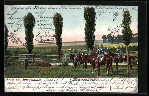 Cartolina avamposto - , di