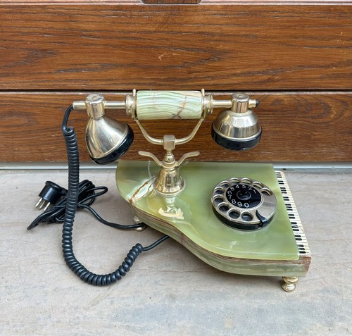 Telefono antico onice - , marmo