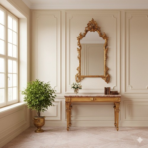 Specchiera antica legno - specchiera,