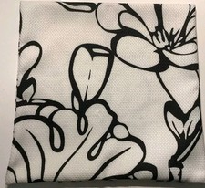 Missoni Home Set Copricuscini Floreali Nero/Bianco 40 x 40 cm