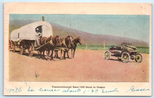 Cartolina epoca automobile - cartolina, d'epoca